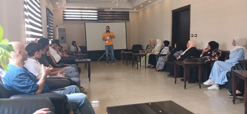 تم تقسيم المناطق على المتطوّعين بالتعاون مع جمعية Salar International.