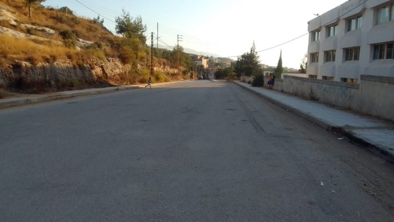 حملة تنظيف على طريق مجمّع المدارس – ببنين.