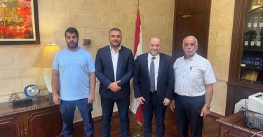 زيارة رئيس مجلس الإنماء والإعمار لمتابعة استكمال مشروع الصرف الصحي في ببنين